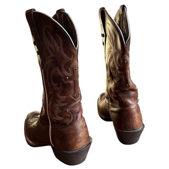 Ariat Womens "Legend Spirit" Square Toe Studs and Crosses Western Boots size 8 - Picture 16 of 16